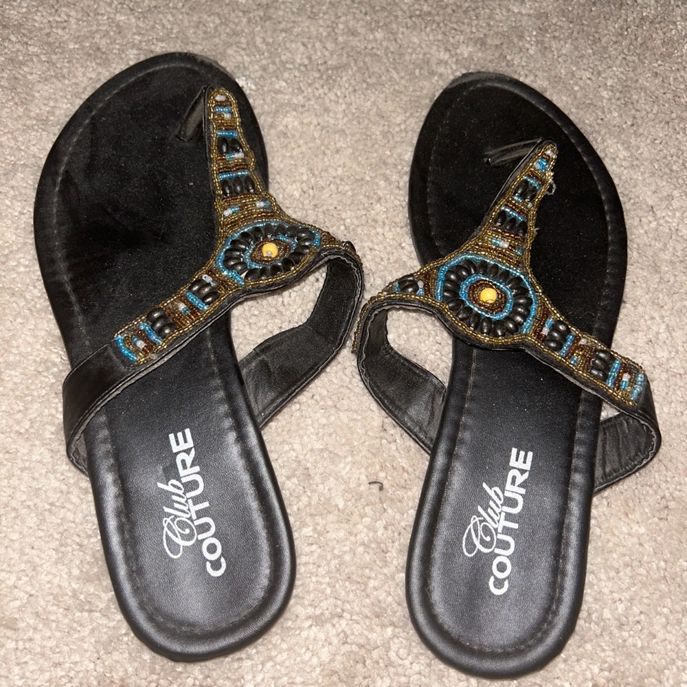 Beaded Flip-flops - Picture 2 of 3